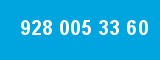 928 005 33 60